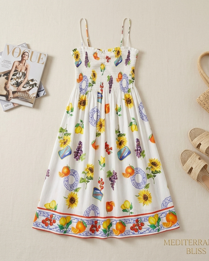 Damen Sommerkleid CALA MACARELLA White – New Collection IBIZA