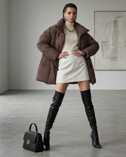 Oversized Puffer Jacket FINANCIAL DISTRICT