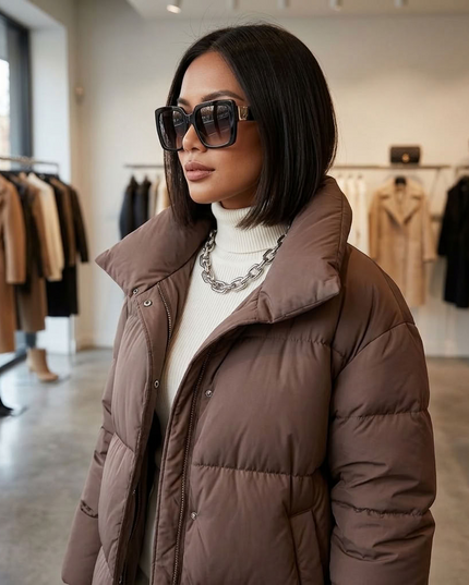 Oversized Puffer Jacket FINANCIAL DISTRICT