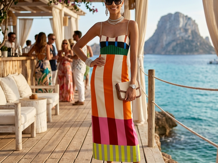 Damen Sommerkleid SUMMER MILAN Colorful – New Collection ITALY