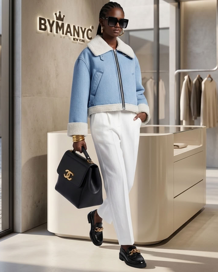 BYMANYC® New York | Eco Jacket BRONX NY CITY | Blue
