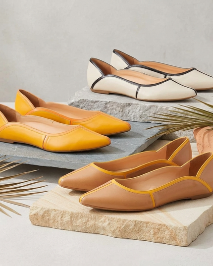 Mangará Pitanga Damen-Ballerinas – Elegante Leder-Flats