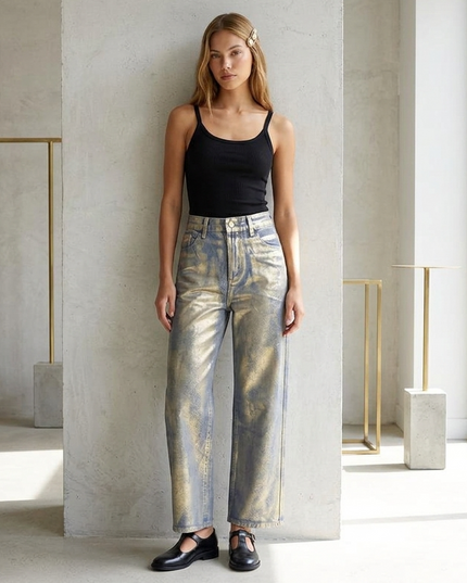 💟 SOHO Damen Denim Jeans | Blue | Prêt-à-Porter New Collection