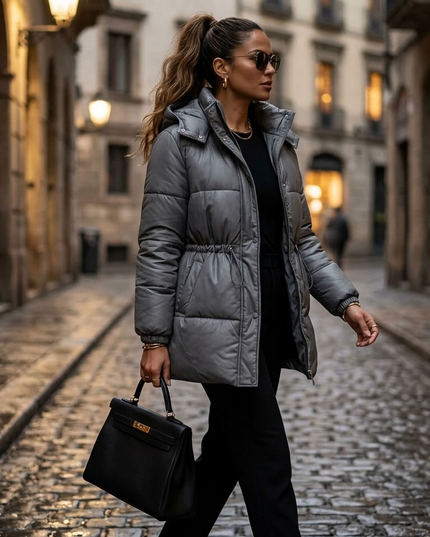 Empire State | Eco Jacke Damen | NYFW Collection | Grau