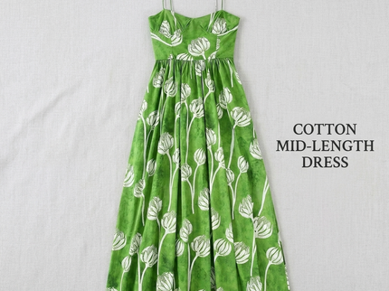 Damen Sommerkleid ES VEDRÀ Green – New Collection IBIZA