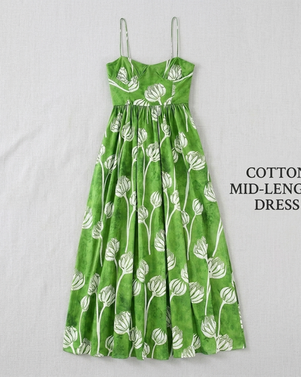 Damen Sommerkleid ES VEDRÀ Green – New Collection IBIZA