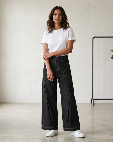 💟 LEXINGTON Damen Denim Jeans | Black | Prêt-à-Porter New Collection