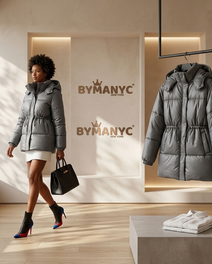 Empire State | Eco Jacke Damen | NYFW Collection | Grau