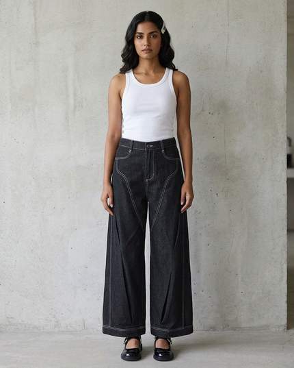 💟 LEXINGTON Damen Denim Jeans | Black | Prêt-à-Porter New Collection