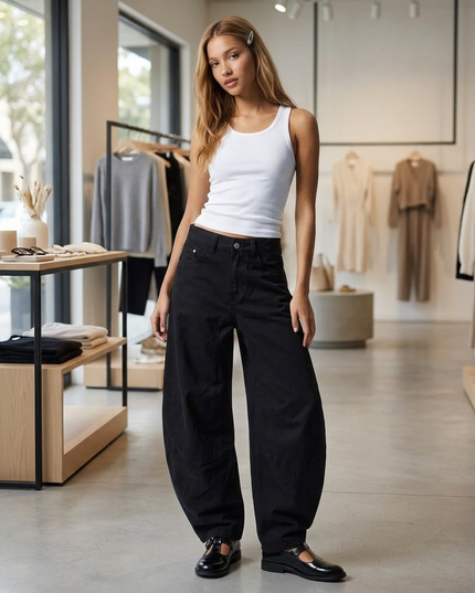 💟 MADISON Damen Denim Jeans | Black | Prêt-à-Porter New Collection
