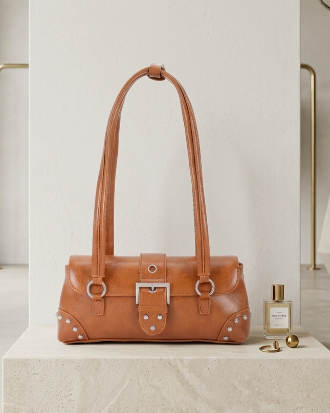 Sac à bandoulière en métal clouté pour femme - CHELSEA - BYMANYC ® New York