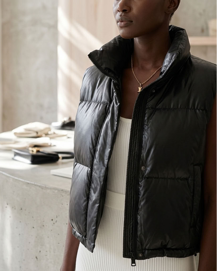 BYMANYC South Street | Eco Jacke Damen | NYFW Collection | Schwarz