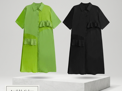 Damen Sommerkleid CALA MOYA Black & Green – New Collection IBIZA