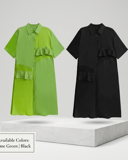 Damen Sommerkleid CALA MOYA Black & Green – New Collection IBIZA