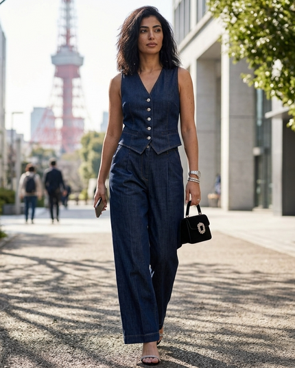 👗VENDÔME LUXE Damen Jacket & Pants Set | PARIS LE MARAIS