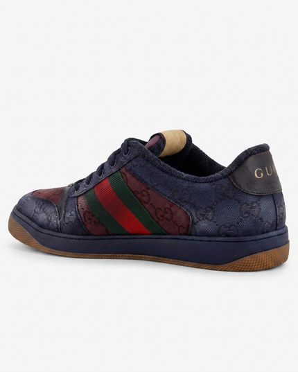 GUCCI GG Bicolor Fabric Sneakers