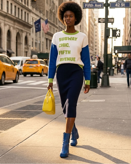 BYMANYC® New York | Sweater MANHATTAN Color-Block