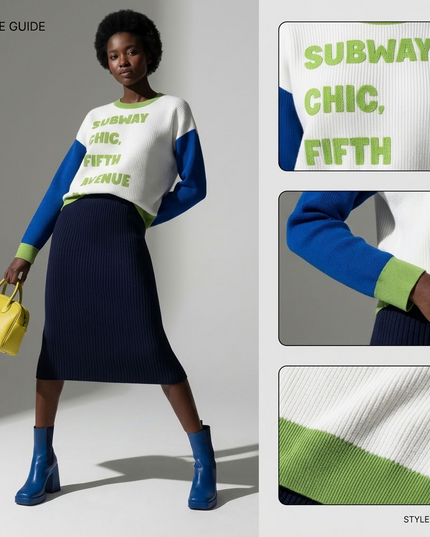 BYMANYC® New York | Sweater MANHATTAN Color-Block