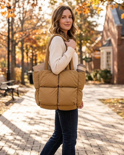 BYMANYC Navigli | Quilted Tote Bag Damen | Italy