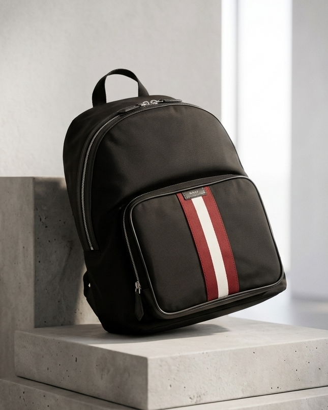 BALLY BACKPACK "CODE" | Black