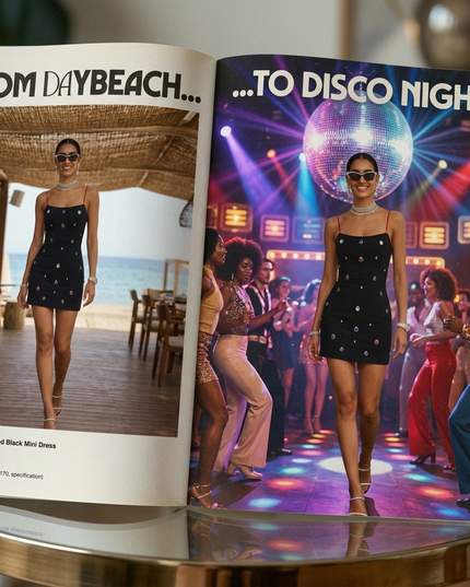 👗 LOS ANGELES Elegante Damen Kleid | Black | SUMMER 07 New Collection