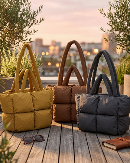 BYMANYC Navigli | Quilted Tote Bag Damen | Italy