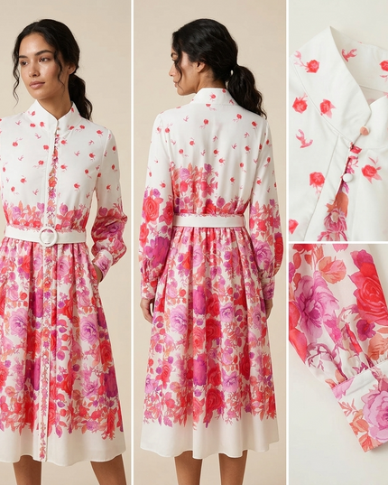 Damen Sommerkleid CALA COMTE Printed Pattern – New Collection IBIZA