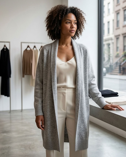 BYMANYC Nolita Cardigan Damen | Light Gray