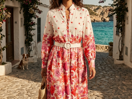 Damen Sommerkleid CALA COMTE Printed Pattern – New Collection IBIZA