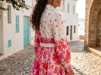 Damen Sommerkleid CALA COMTE Printed Pattern – New Collection IBIZA