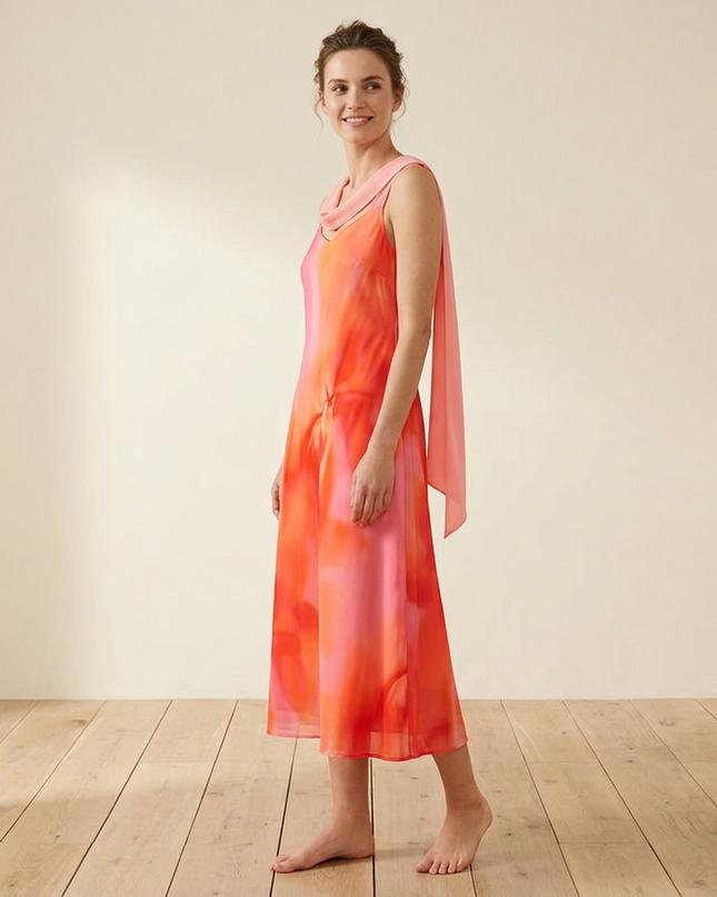 Damen Sommerkleid CALA TURQUETA Rosé – New Collection IBIZA