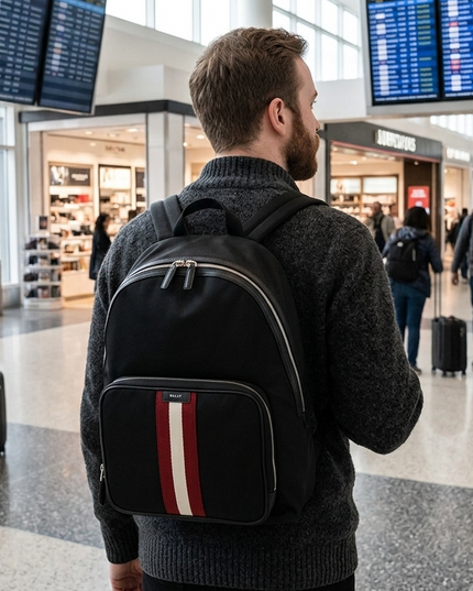 BALLY BACKPACK "CODE" | Black