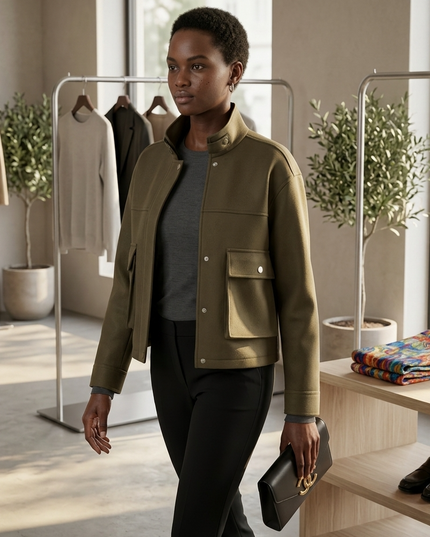 🧥 CHELSEA MARKET Damen Jacke | Dark Brown | NYFW New Collection