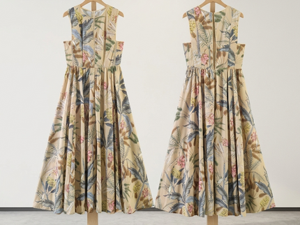Damen Sommerkleid CALA MORELL Printed Pattern – New Collection IBIZA