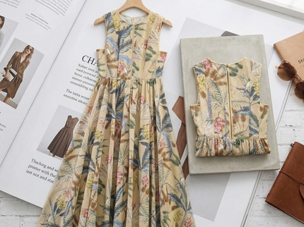 Damen Sommerkleid CALA MORELL Printed Pattern – New Collection IBIZA