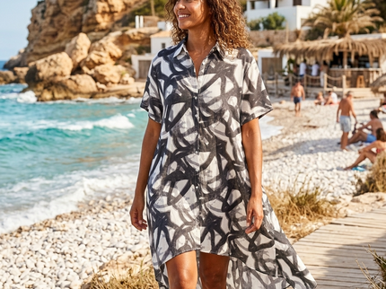 Damen Sommerkleid CALA PADRINA Black – New Collection IBIZA