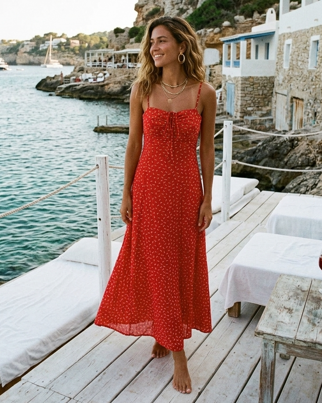 SES COVETES Kleid IBIZA – Red