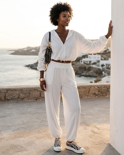 LaBalancia Harlem Freizeit Set Damen - Ecru