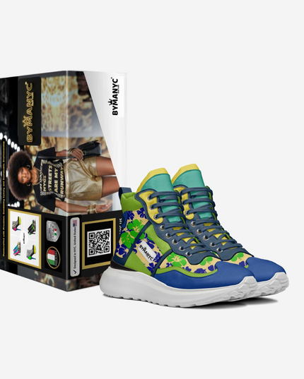 💟 High Top Sneakers BRONX Couture |Unisex | Handgefertigt in Italien