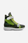 High Top Sneakers BROOKLYN Couture | Verde (Grün/Tartan) | Unisex | Handgefertigt in Italien