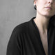 COLUMN NECKLACE & SQUARE EARRINGS | Sculptural Minimalist Jewelry-2