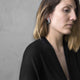 COLUMN NECKLACE & SQUARE EARRINGS | Sculptural Minimalist Jewelry-3