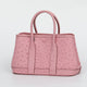 Genuine Ostrich Skin Leather Small Tote Bag-4