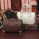 Womens Genuine Ostrich Skin Leathe Top Handle Pillow Bag-0