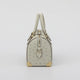 Womens Genuine Ostrich Skin Leathe Top Handle Pillow Bag-4