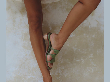 Ibiza Round Heel Mules-1