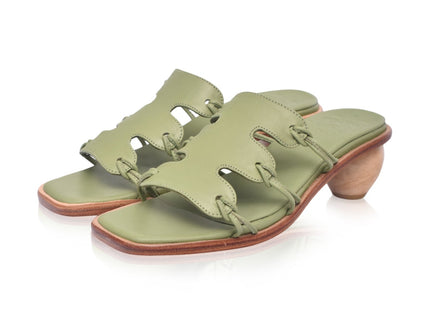 Ibiza Round Heel Mules-3