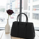 Genuine Ostrich Skin Leather Small Tote Bag