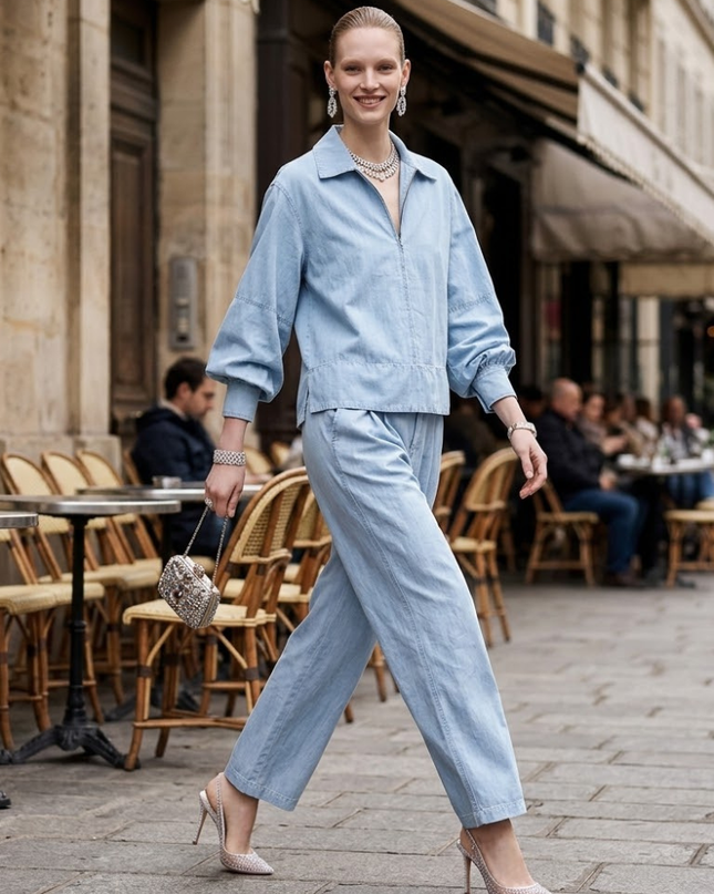 Jacket & Pants Set Women's OPÉRA MAGNIFIQUE New Collection PARIS LE MARAIS BYMANYC ® New York-0