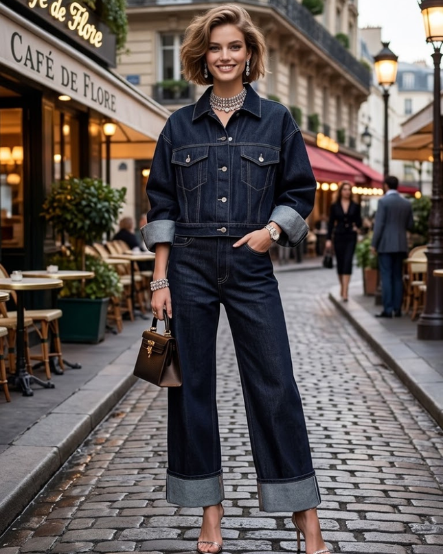 Damen Jacke & Hose Set Rue de Rivoli Paris